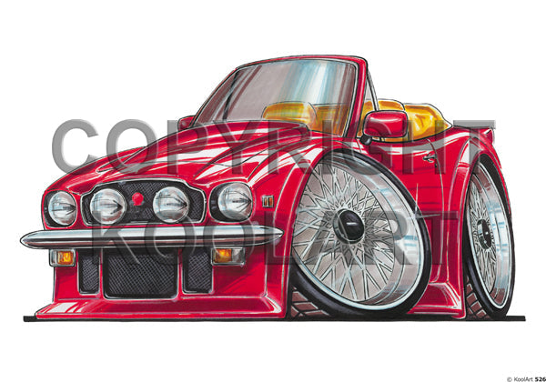 Aston Martin DB6 Cabrio Red (SKU526)