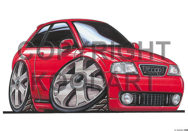 Audi A3 Quattro S3 Red (SKU539)