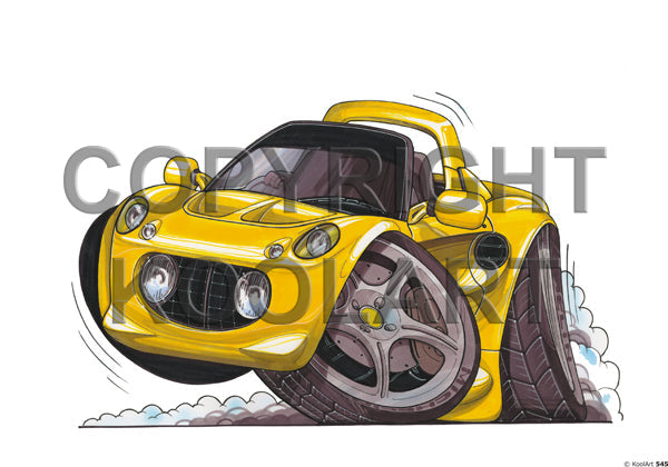 Lotus Elise Yellow (SKU545)