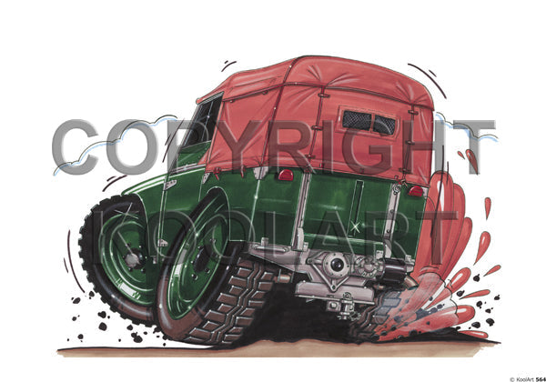 Land Rover Defender Green / Brown Roof (SKU564)