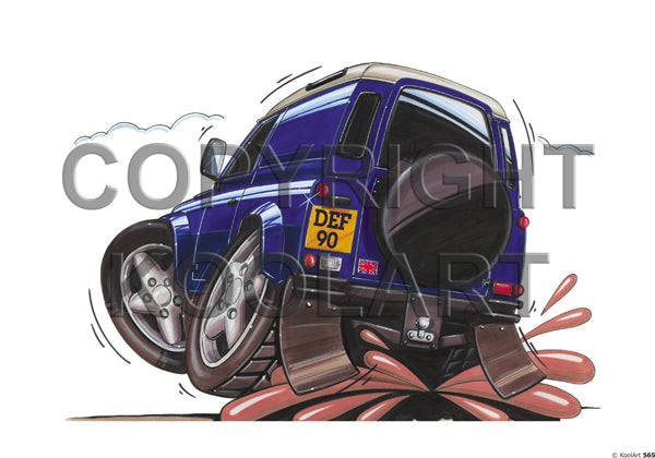Land Rover Defender Blue (SKU565)