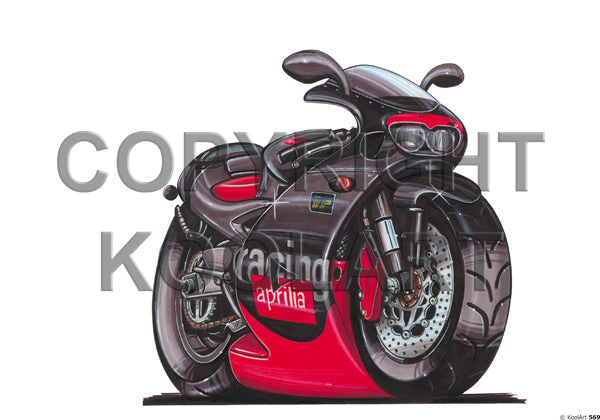 Aprilla 250 RS Red/Black (SKU569)