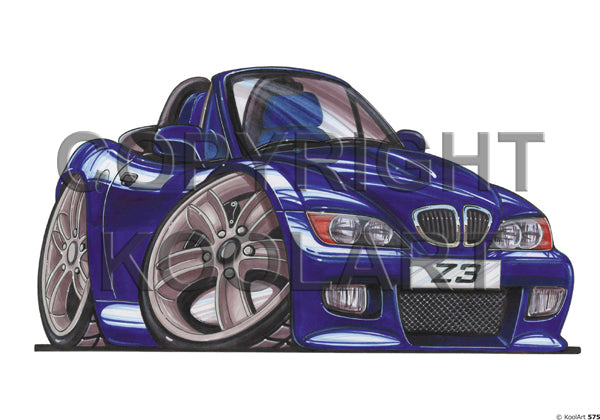 BMW Z3 Blue (SKU575)