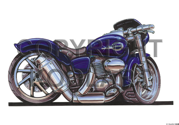 Honda Shadow Blue Chrome (SKU618)