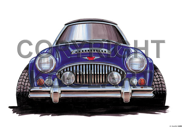 Austin Healey 3000 Blue (SKU639)