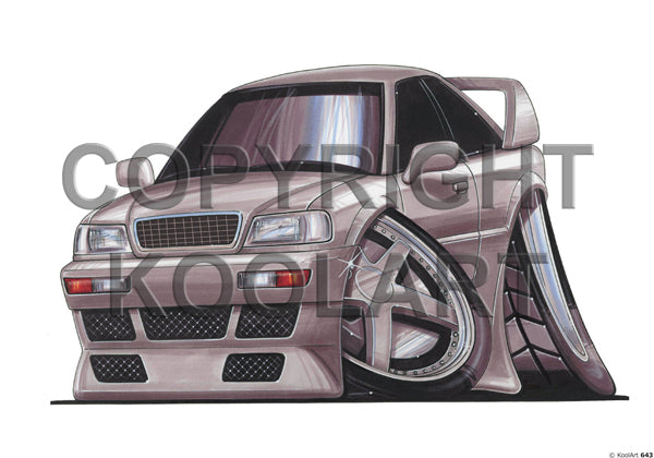 Audi 80 Evo Silver (SKU643)