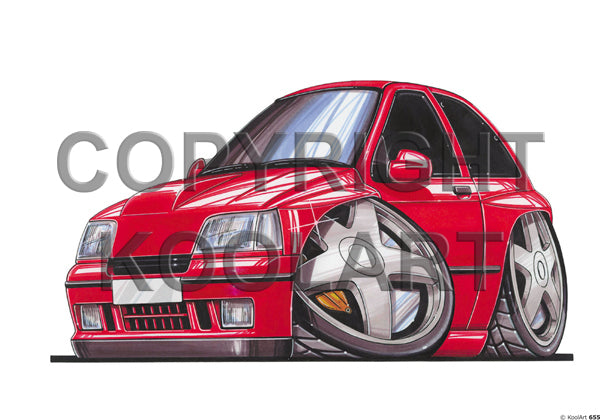 Renault Clio 16V Red (SKU655)