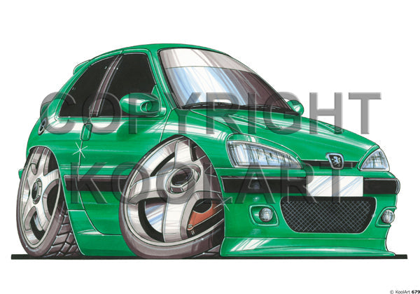 Peugeot 106 Green (SKU679)
