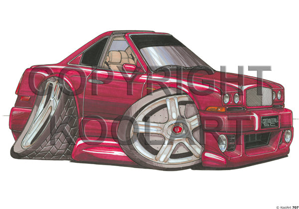 Bentley Continental Red (SKU707)
