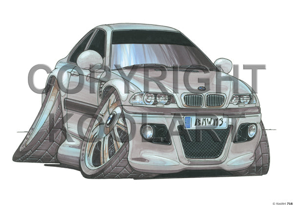 BMW M3 Coupe Silver (SKU716)