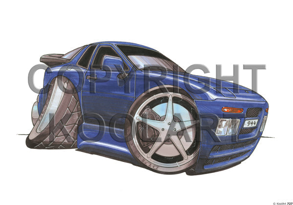 Porsche 944 Blue (SKU727)