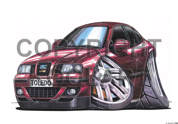 Seat Toledo Burgundy (SKU730)