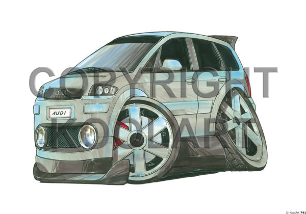 Audi A2 Silver (SKU741)