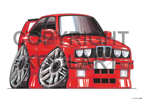 BMW M3 Red (SKU745)