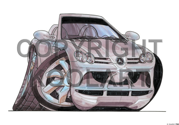 Mercedes SLR Cabrio Silver (SKU750)