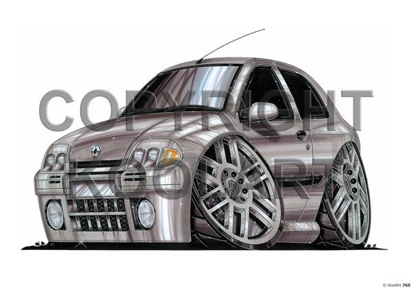 Renault Clio Sport Silver (SKU765)