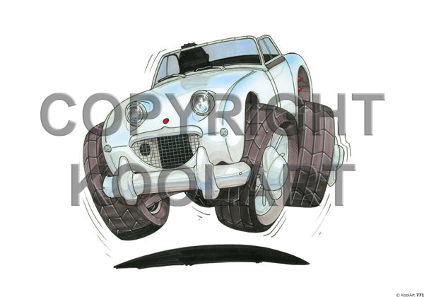 Austin Healey Frog-Eye Sprite White (SKU771)