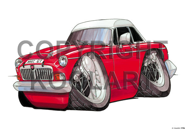 Austin Rover MGC GT Red (SKU776)