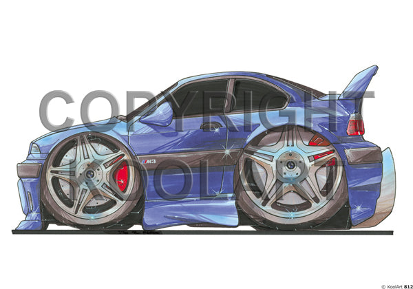 BMW M3 Coupe Blue (SKU812)