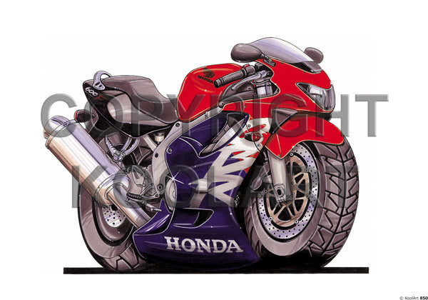 Honda CBR 600 F Red / Blue (SKU850)