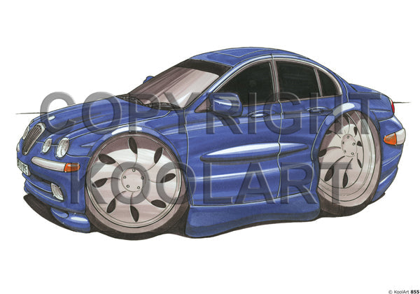 Jaguar S Type Blue (SKU855)