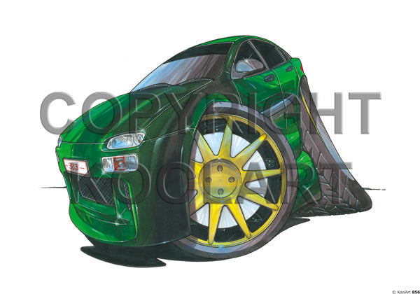 Mazda 323 Coupe Green (SKU856)