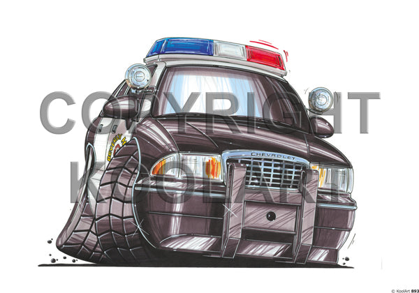Chevrolet Caprice Black / White (SKU893)