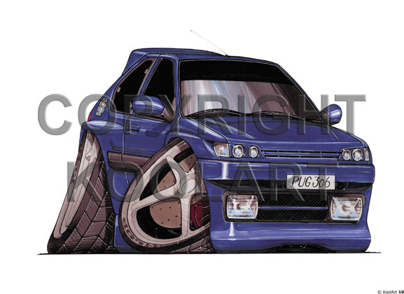 Peugeot 306 Blue (SKU10)