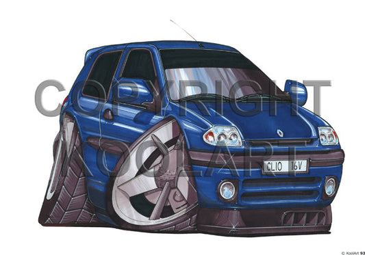 Renault CLIO 16V '99 Blue (SKU93)