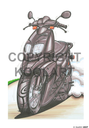 Peugeot Trekker Scooter Black (SKU1027)