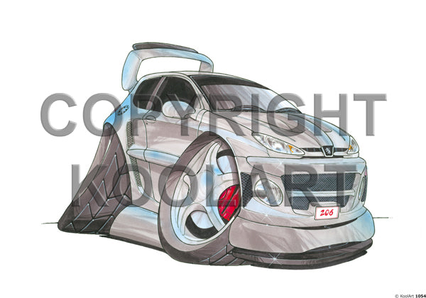 Peugeot 206 Silver (SKU1054)