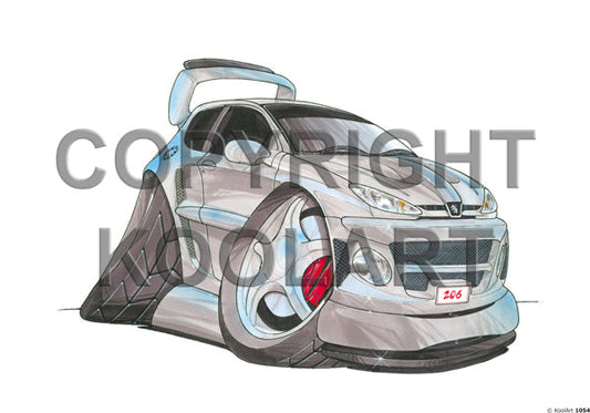 Peugeot 206 Silver (SKU1054)