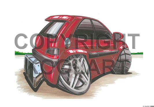 Peugeot 106 Red (SKU1064)