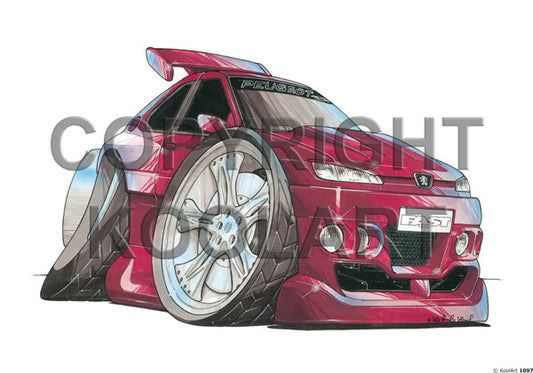 Peugeot 106 Red (SKU1097)