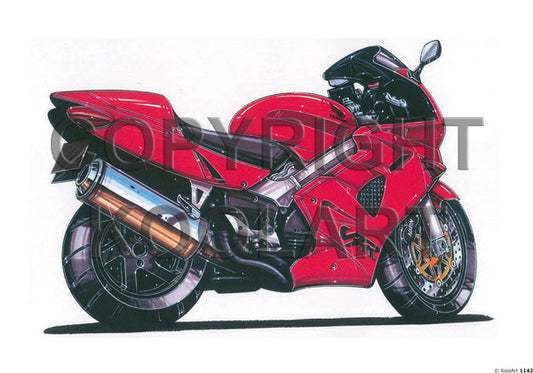 Honda Vfr 800I Red (SKU1142)