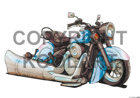 Kawasaki Drifter Easy Rider Blue (SKU1225)