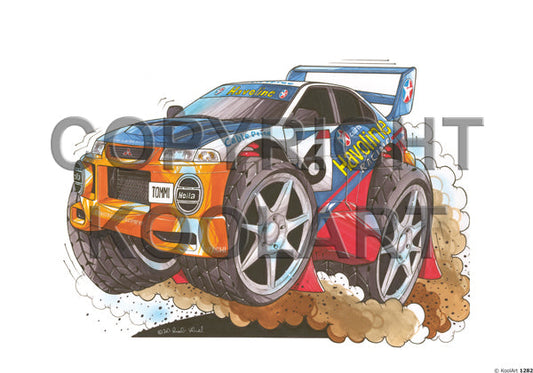 Mitsubishi Evo 6 Rally Car (SKU1282)