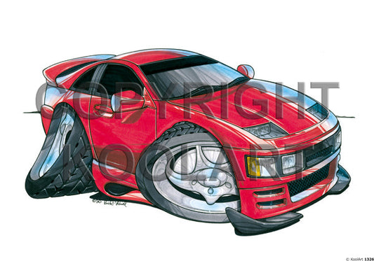 Nissan 300Zx Red (SKU1326)