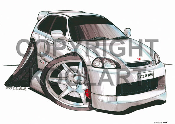 Honda Civic Type R White (SKU1599)