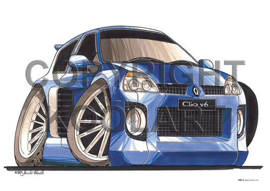 Renault Clio V6 Blue (SKU1684)