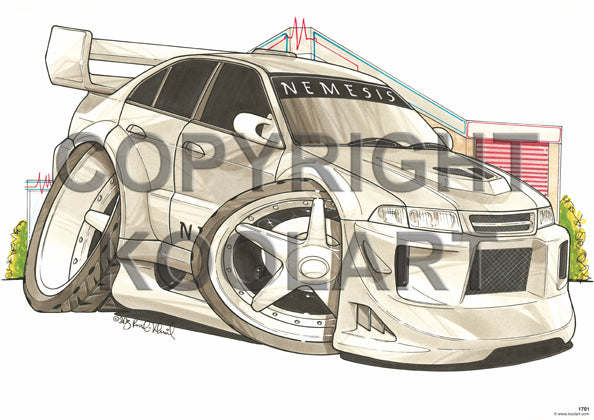 Mitsubishi Evo 11 Silver (SKU1701)