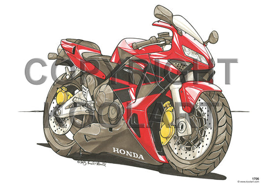 Honda CBR Red/Black (SKU1706)