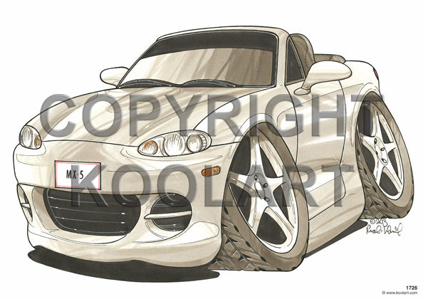 Mazda MX5 Silver (SKU1726)