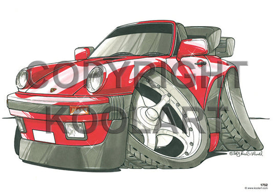 Porsche 911 Cabriolet Red (SKU1753)