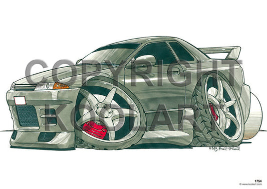 Nissan Skyline Gtr R32 Grey (SKU1755)