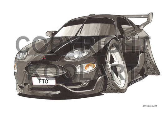 Mitsubishi FTO Black (SKU1771)