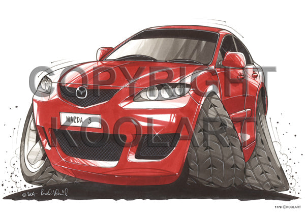 Mazda MX3 Red (SKU1779)