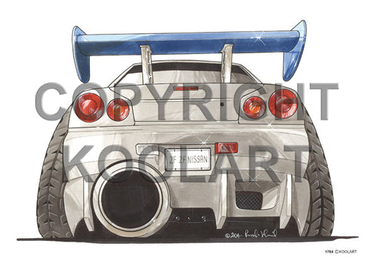 Nissan Skyline Silver (SKU1784)