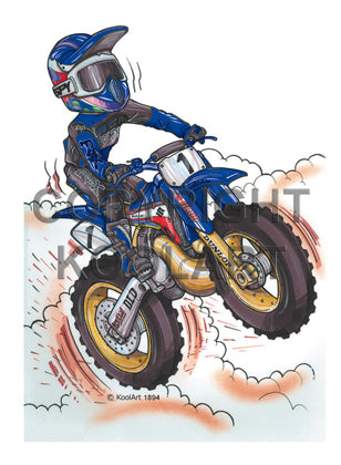 Kawasaki Motocross Blue (SKU1894)
