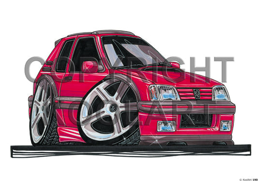 Peugeot 205 GTi Red (SKU190)
